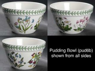 Portmeirion Botanic Garden 6 Pudding Bowl, Fine China Dinnerware   Various Plan