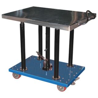 Vestil Manual Hydraulic Post Table   2000 Lb. Capacity, Model# HT 20 3042