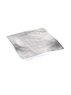 Donna Karan Dimension Square Platter   Silver