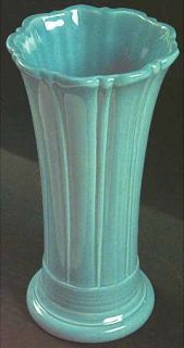Homer Laughlin  Fiesta Turquoise (Newer) Flared Vase, Fine China Dinnerware   Tu