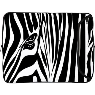 15 Designer Laptop Sleeve   Zebra Eye