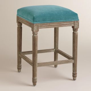 Peacock Paige Backless Counter Stool   World Market
