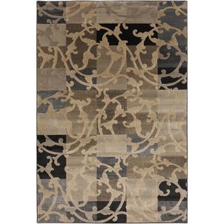 Patchwork Vines Safari Tan Rug (19 X 3)