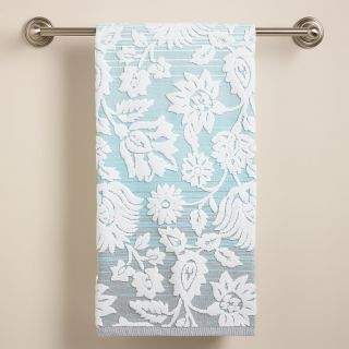 Cool Ombre Sculpted Bliss Bouquet Bath Towel   World Market