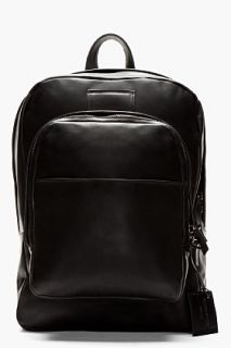Common Projects Black Leather Backpack