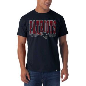 New England Patriots 47 Brand NFL Word Mark Flanker T Shirt