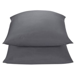 Threshold 325 Thread Count Organic Cotton Pillowcase Set   Gray (King)