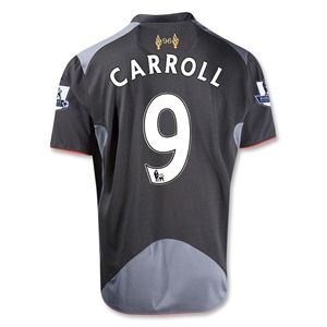 Warrior Liverpool 12/13 CARROLL Away Soccer Jersey