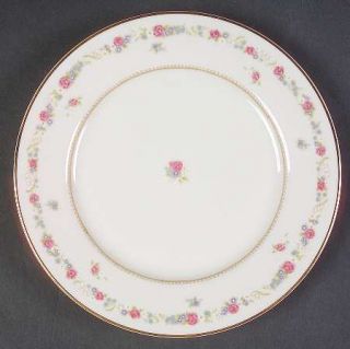 Mikasa Vassar Rose Bread & Butter Plate, Fine China Dinnerware   Hardwick,Pink,P