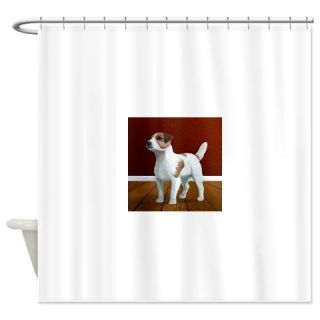  Jack Russell Terrier Shower Curtain  Use code FREECART at Checkout