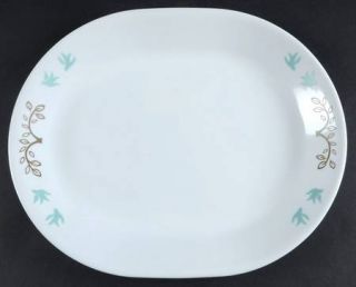 Corning Tree Bird 12 Oval Serving Platter, Fine China Dinnerware   Vitrelle,Bro