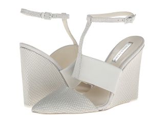 BCBGMAXAZRIA Lister Womens Wedge Shoes (White)