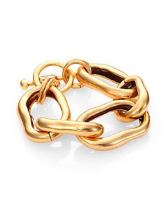 Oscar de la Renta Link Bracelet   Gold