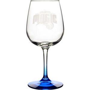 Orlando Magic Boelter Brands Satin Etch Wine Glass
