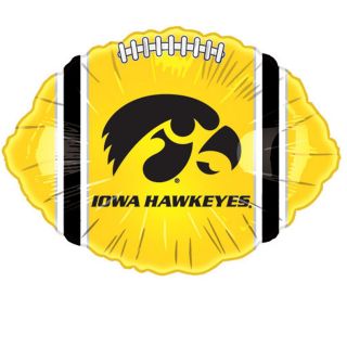 Iowa Hawkeyes Foil Football Balloon