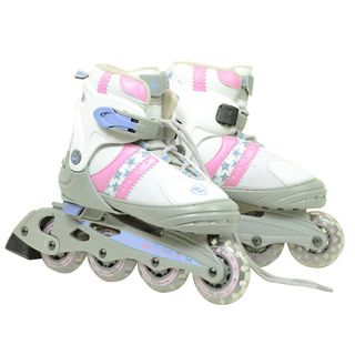 Ultra Wheels Transformer Kids Adjustable Pink/ White In line Skates