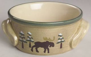 Sonoma Home Lodge Individual Handled Soup Bowl, Fine China Dinnerware   Cabin&Tr