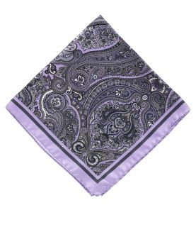 Tapestry Pocket Square  Purple JoS. A. Bank