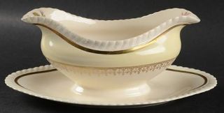 Johnson Brothers Jb33 Gravy Boat with Attached Underplate, Fine China Dinnerware