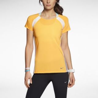 Nike Lux Cool Touch Womens Running Top   Atomic Mango
