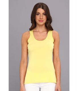 Calvin Klein S/L Hi Low Matte Jersey Tank Womens Sleeveless (Yellow)