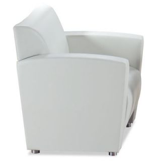 OfficeSource Tribeca Chair 9681BLK/9681WHT Color White