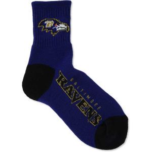 Baltimore Ravens For Bare Feet Ankle TC 501 Med Sock