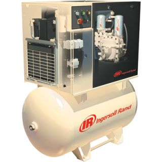 Ingersoll Rand Rotary Screw Compressor w/Total Air System   230 Volts, Single 