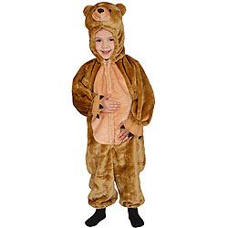 Cuddly Little Brown Bear Costume