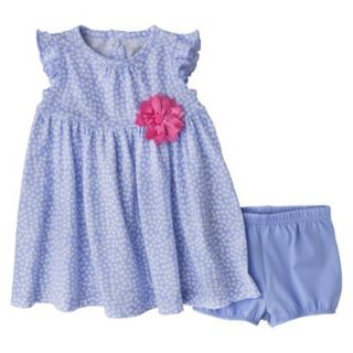 Just One YouMade by Carters Newborn Girls Dress Set   Light Blue/White 12 M