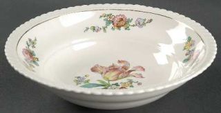 Regal Vellum Rev1 8 Round Vegetable Bowl, Fine China Dinnerware   Floral Rim &