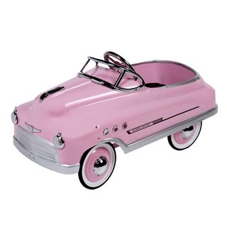 Purple Mountain Toy Pink Comet Sedan Pedal Car