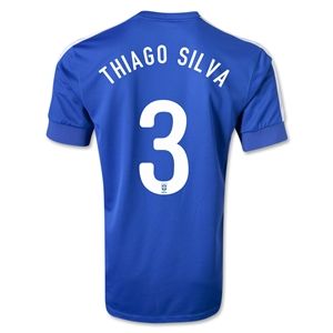 Nike Brazil 2013 THIAGO SILVA Away Soccer Jersey