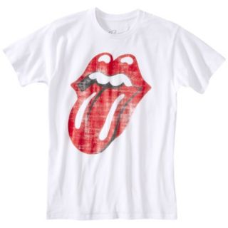 Rolling Stones Mens Graphic Tee   White L
