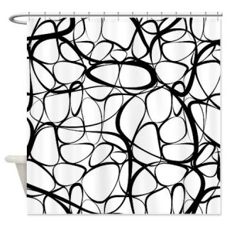  Abstract Pattern Shower Curtain  Use code FREECART at Checkout