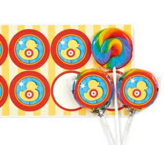 Carnival Games Small Lollipop Sticker Kit