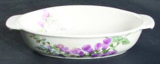 Pfaltzgraff Cape May All In One Dish, Fine China Dinnerware   Pink Floral, Fence