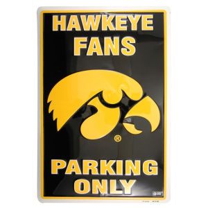 Iowa Hawkeyes Parking Sign