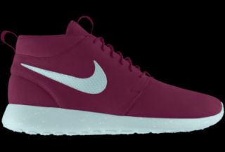 Nike Roshe Run Mid Premium iD Custom Kids Shoes (3.5y 6y)   Purple