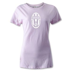 hidden Juventus Womens T Shirt (Pink)