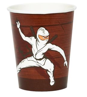 Ninja Warrior Party 9 oz. Paper Cups