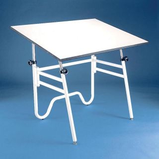 Alvin Opal Folding Drafting Table Black   OP36 3, 36 x 24 inches