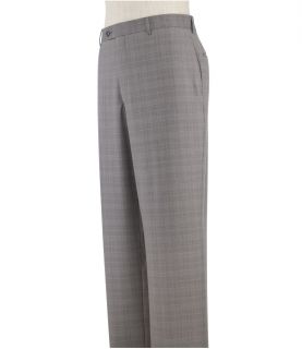 Signature Wool Pattern Plain Front Trousers JoS. A. Bank