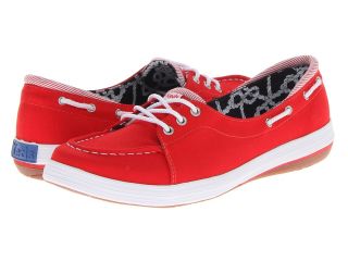 Keds Shine Boat Shoe Womens Shoes (Red)