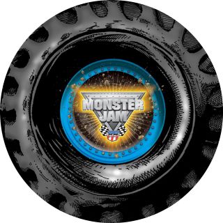 Monster Jam 3D Round Activity Placemats