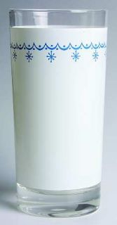 Corning Snowflake Blue (Corelle) 12 Oz Glassware Tumbler, Fine China Dinnerware