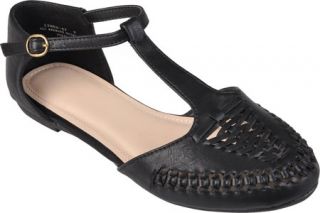 Womens Journee Collection Lynna 47   Black Sandals