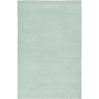 Hand knotted Long Island Blue Plush Wool Rug (8 X 11) (BluePattern SolidTip We recommend the use of a non skid pad to keep the rug in place on smooth surfaces.All rug sizes are approximate. Due to the difference of monitor colors, some rug colors may va