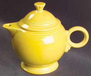 Homer Laughlin  Fiesta Sunflower (Newer) Teapot & Lid, Fine China Dinnerware   N