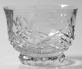 Wedgwood Sovereign Open Sugar   Clear,Cut,Flowers,Leaves,Criss Cross